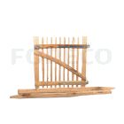 Engels hekwerk kastanje looppoort