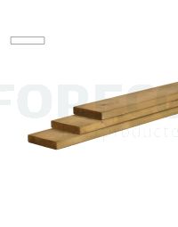 Vuren planken geimpregneerd ronde hoeken 28x145mm