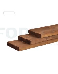 Vuren WaxedWood bruin geimpregneerd ronde hoeken 28x145mm